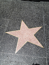 Star On Sidewalk