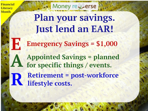 Savings types: emergency, appointed and retirement